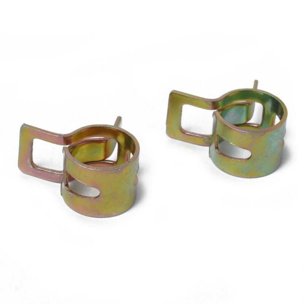 10pcs 8mm Car Spring Clip Fuel Line Hose Water Pipe Air Tube Clamp Fastener