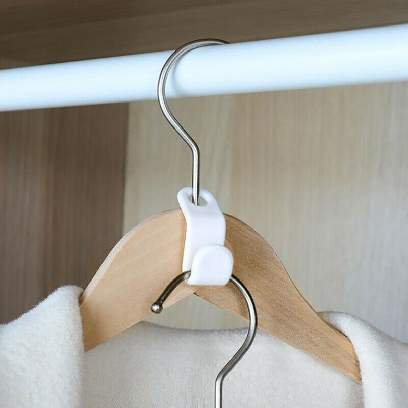 Multi-function Wardrobe Space-saving Stack Hanger Hook Coat Hook Plastic .l8