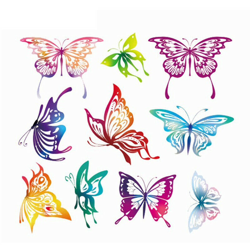 Colorful Butterfly DIY Heat Transfer Stickers Iron-on Patch Clothes Washa.l8