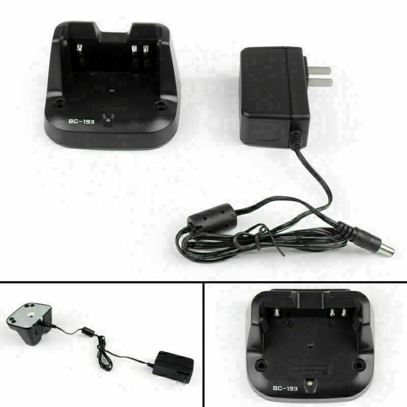 1x Desktop Battery Rapid Charger For ICOM BC-193 IC-V80 Radio Walkie Plug CA CN