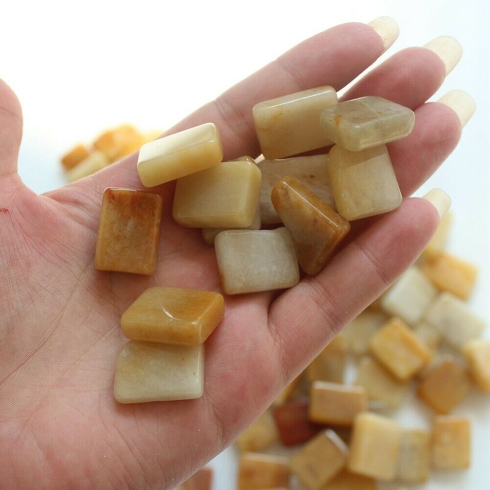 100g Natural Mineral Quartz Crystal Stone Chip Rock Healing Garden Decor Mini