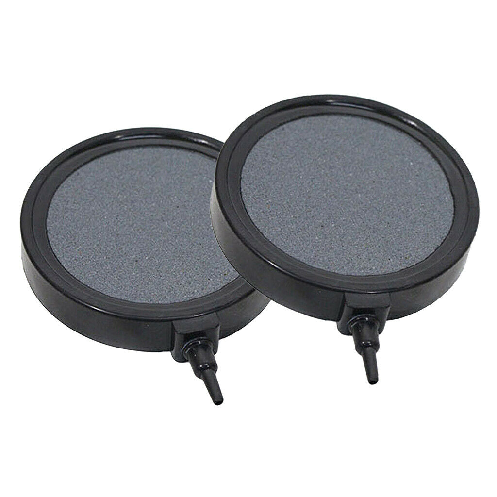 2pcs Aquatic Air Stone Air Disk Air Curtain Aerator for Aquarium Fish Tank