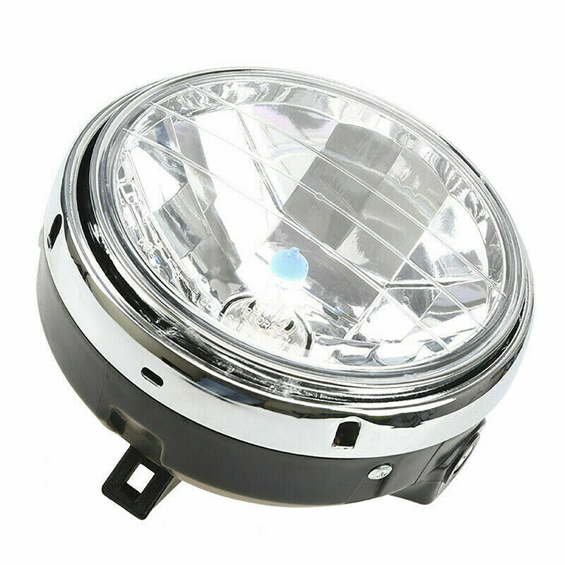 Universal 12V Motorcycle Headlight H4 Halogen Hernia Lamp For CB400 CB500 CB XC