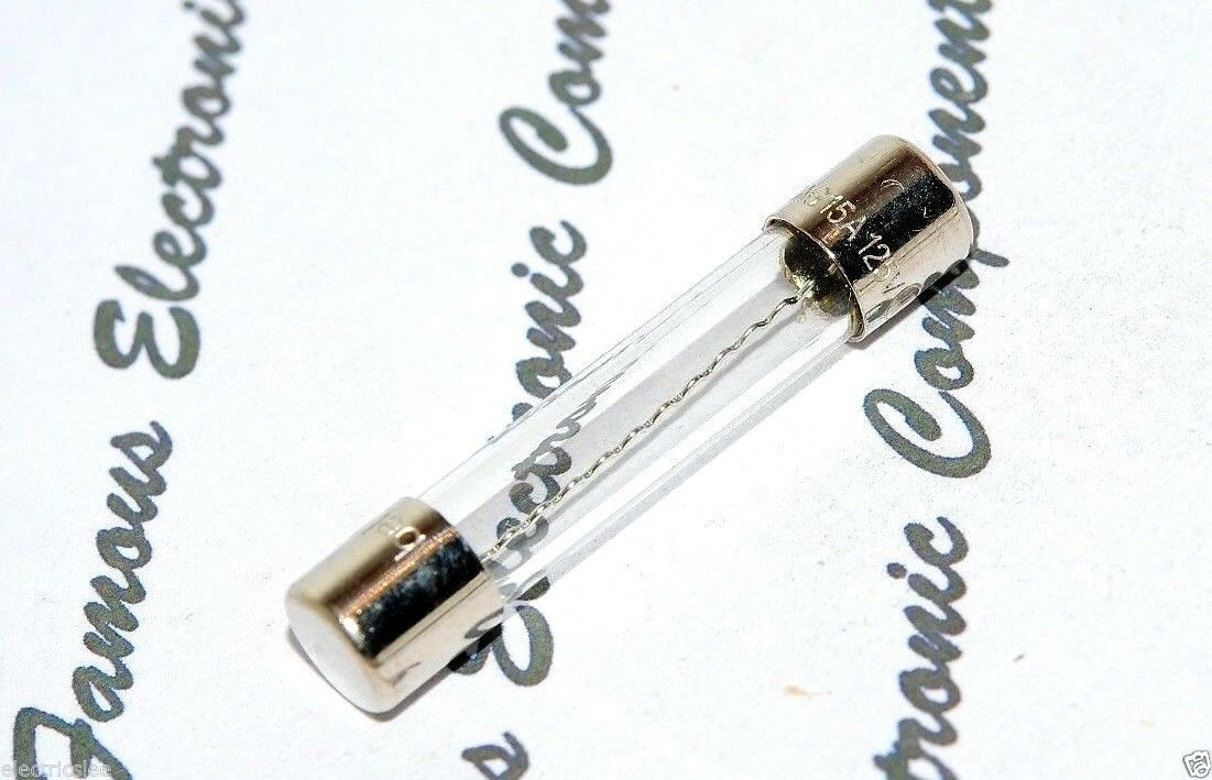 5pcs - SCHURTER / bel (F) 15A 125V 6.3x32mm Glass Fuse - FSF 0034.5147