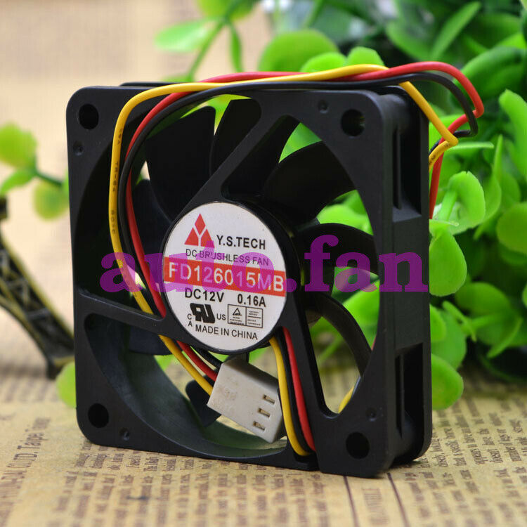 For new FD126015MB 12V6015 double ball 6CM ultra quiet fan