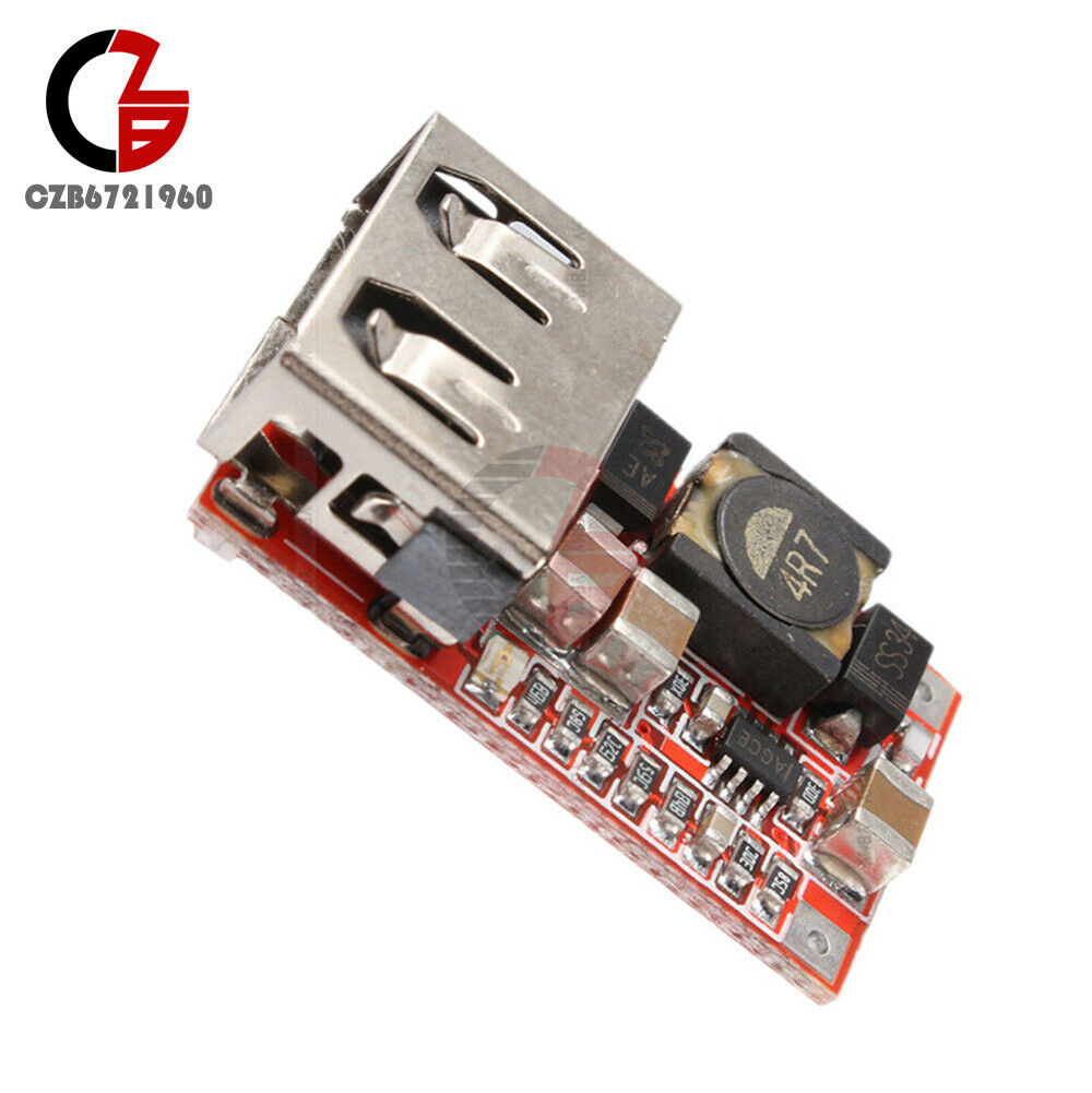 10PCS 6V-24V 12V/24V to 5V 3A CAR USB Charger DC Buck Step-Down Converter Module