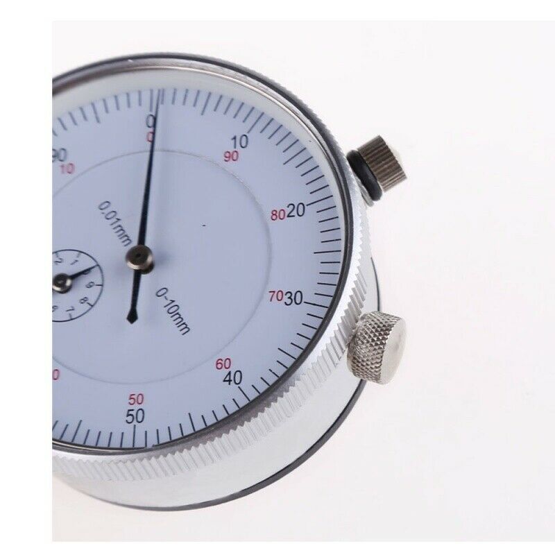 Dial Indicator Gauge 0-10mm Meter Precise 0.01 Resolution Concentricity Test XS2