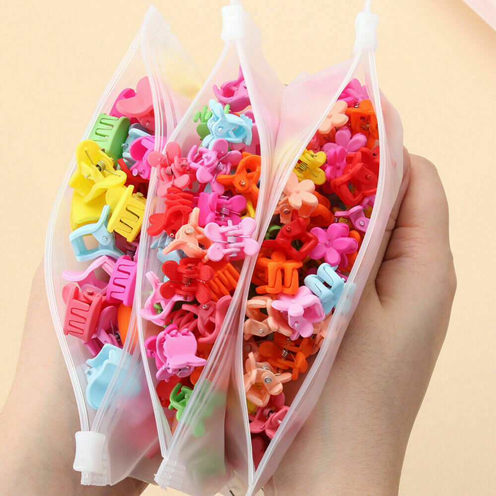 10* Girls Mixed Color for Kids Baby Flowers Hair Clips Hair Claws Mini Hairpins