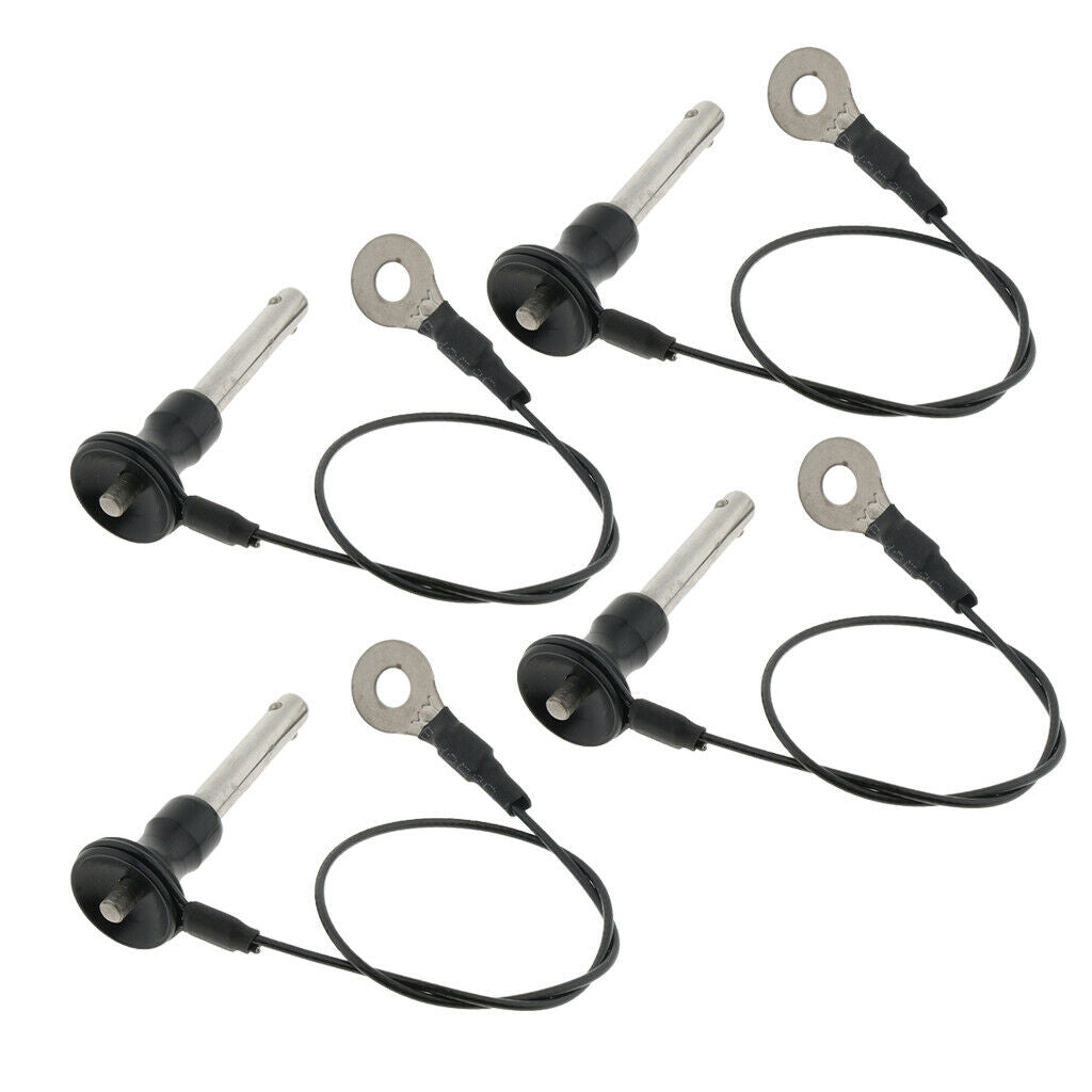 4 Pieces Stainless Steel Ball Lock Quick Release Pin Push Button Fine Finish