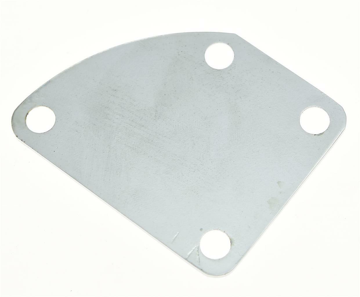 Chrome Electric Guitar Neck Plate Metal Neckplate Fits Fender Deluxe Strat Tele