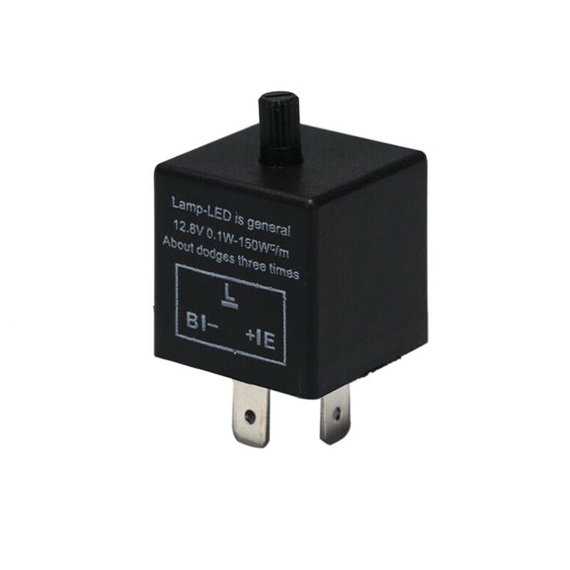 CF14 3 Pin Adjust 12V LED Flasher Relay Car Turn Signal Indicator Blinke .l8