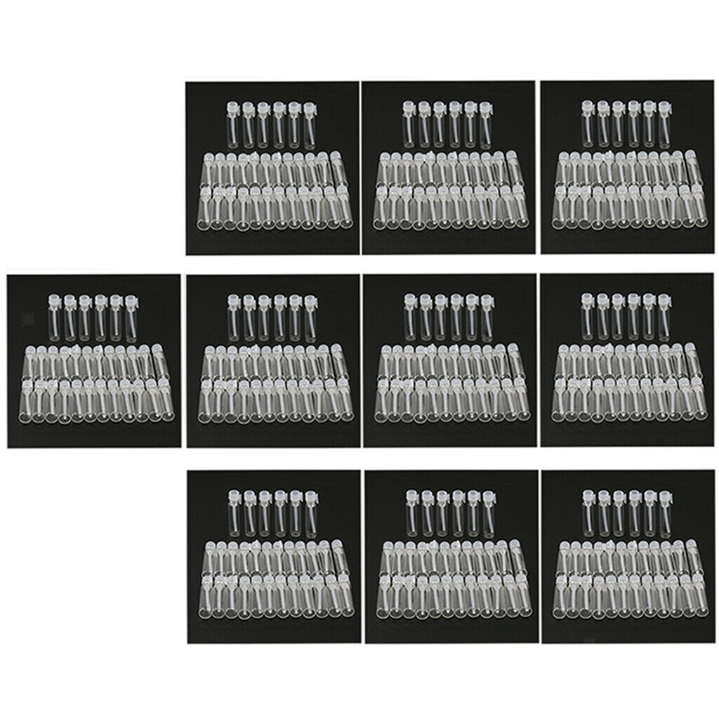 300x Refill Empty Mini Glass Vials  Bottles for Perfume Essential Oil
