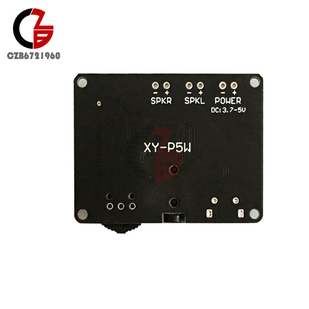 PAM8406 Stereo Bluetooth Micro USB Digital Power Amplifier Board Module DC3.7-5V
