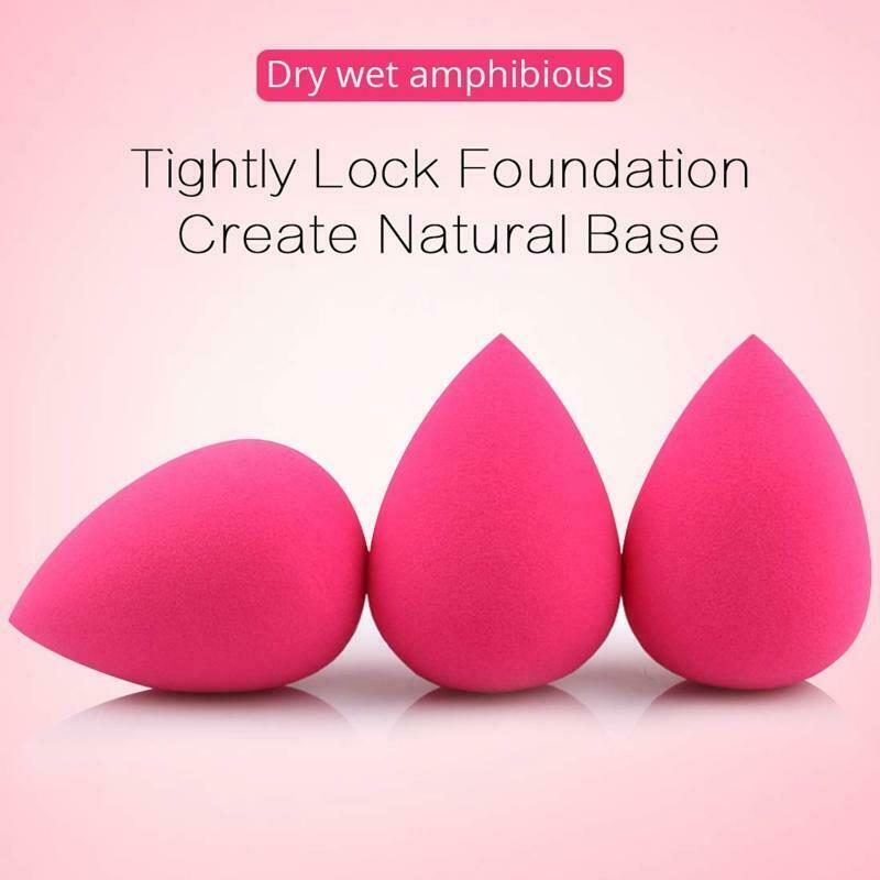 5pcs/set Water Droplet Shaped Makeup Sponge Foundation BBCream Make-up Sponge