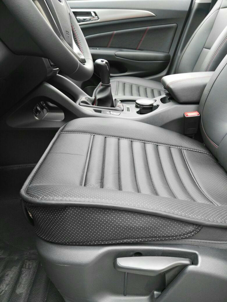 Bamboo charcoal PU Leather Car Seat Full Surround Cover Breathable Cushion Pad