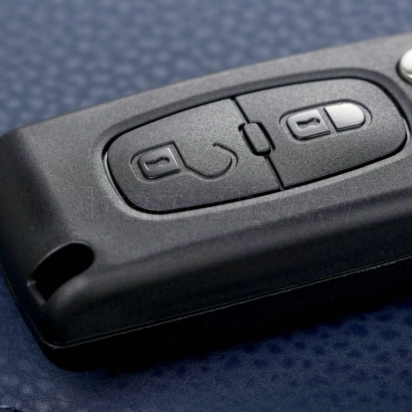 2 Button Replacement Flip Remote Key Fob Case Shell For PEUGEOT 207 307 308 407