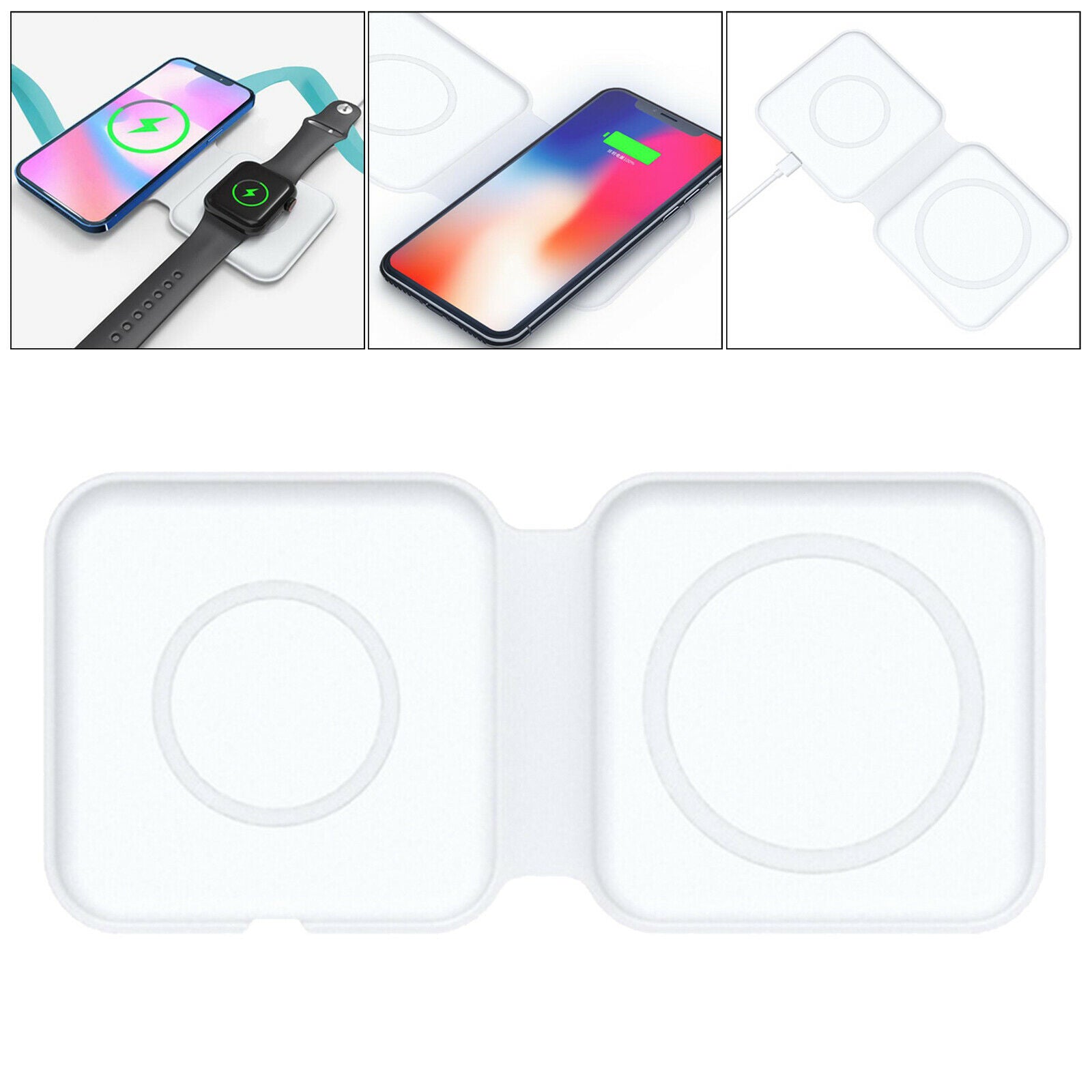 Convenient Folding Wireless Charger Magnetic Dual Charging for   12