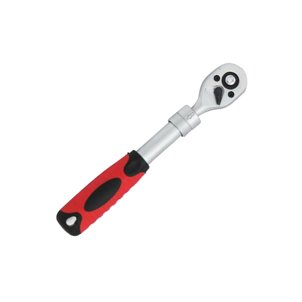 Two way telescopic ratchet quick spanner 0.25inch