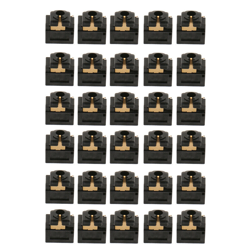 30Pcs 3.5mm Headset Jack Audio Port Connectors for   One Game Controller