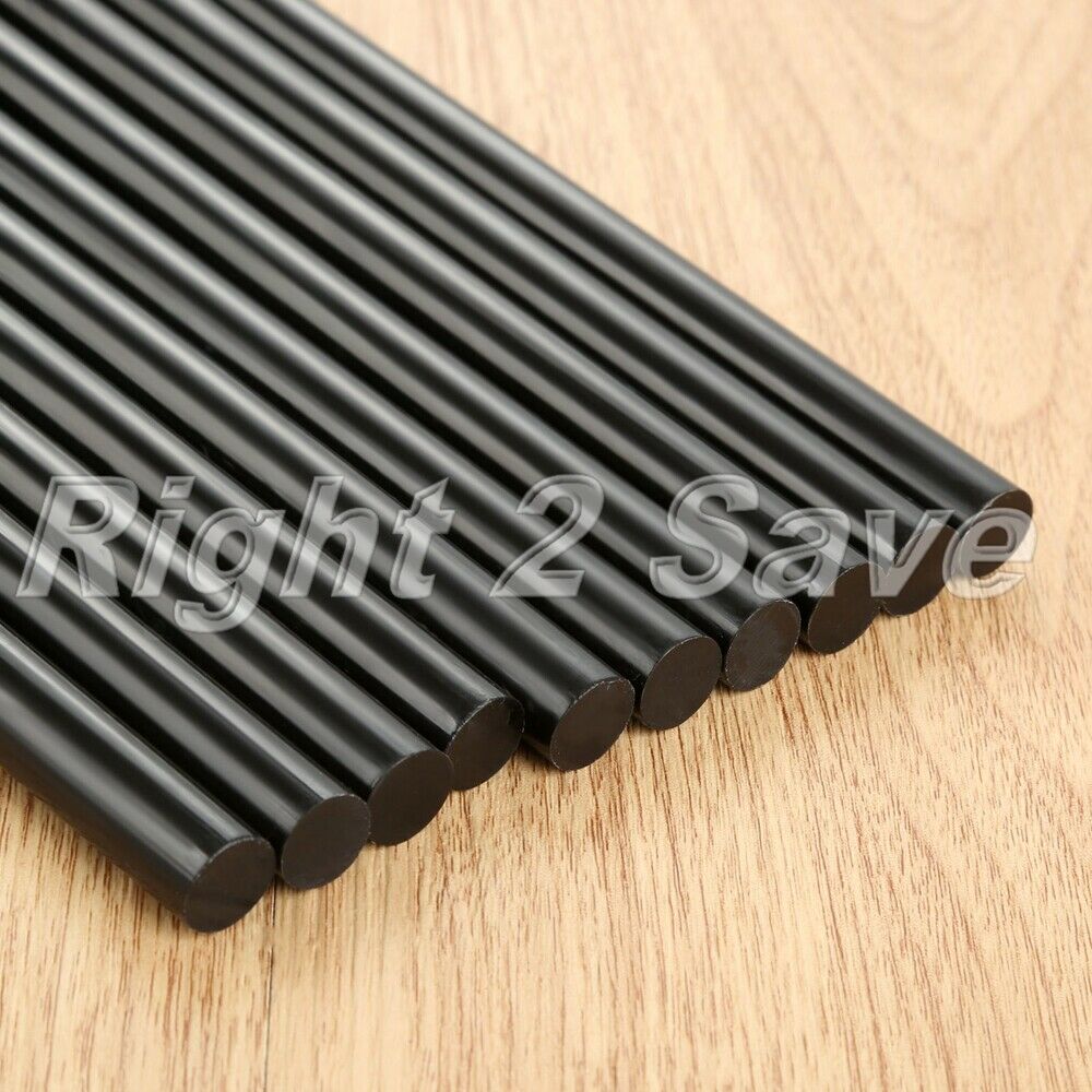 10Pcs 11mm*200mm Hot Melt Glue Gun Sticks EVA Glitter Powder Black DIY Crafts