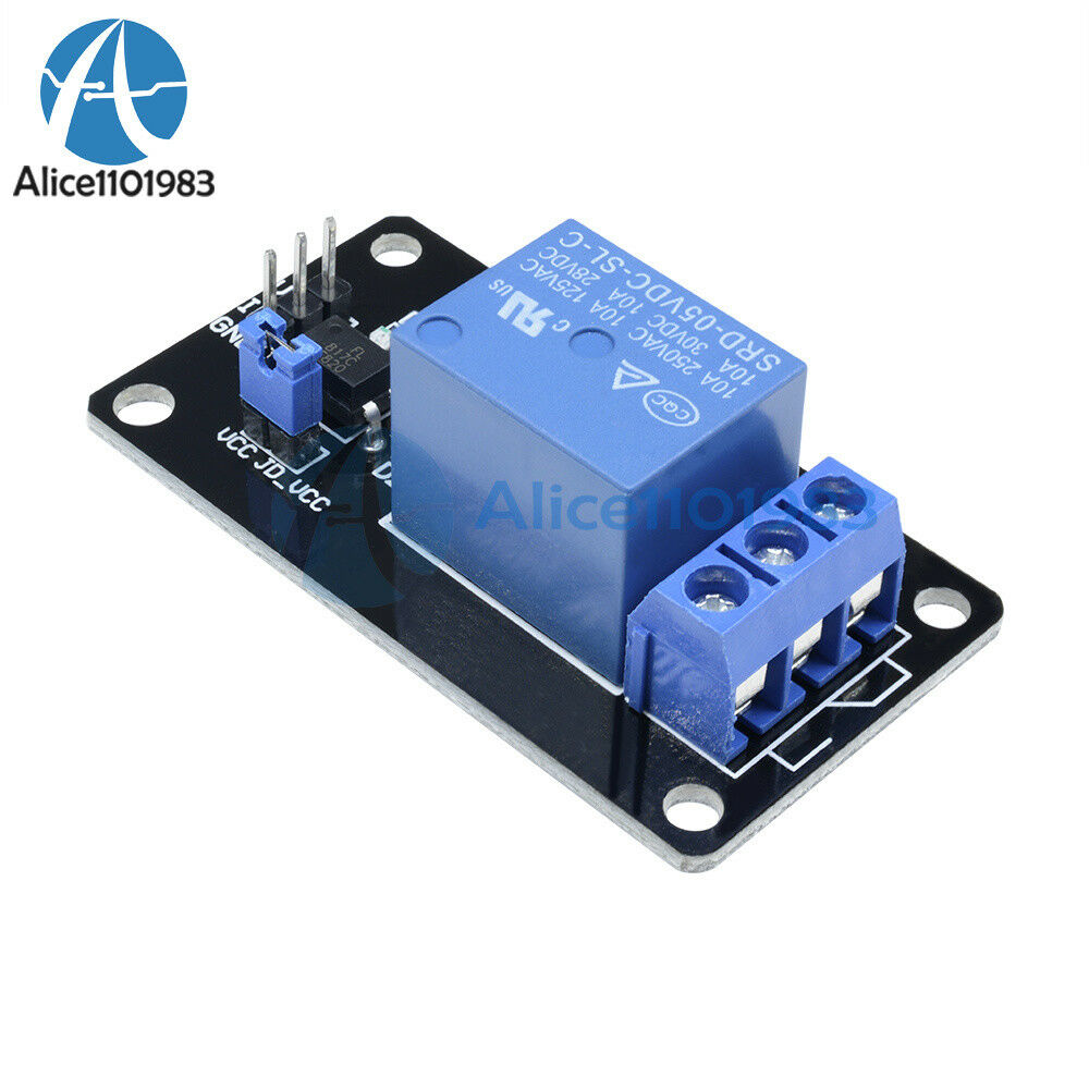 5PCS One 1-Channel Isolated 5V Relay Module Coupling Optocoupler For Arduino