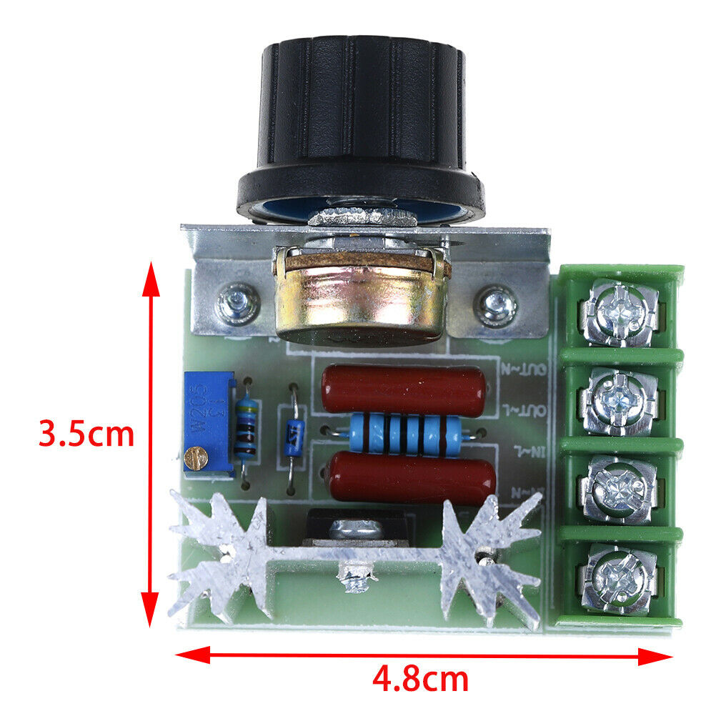 2000W speed controller adjustable scr motor speed regulator governor Fa WF