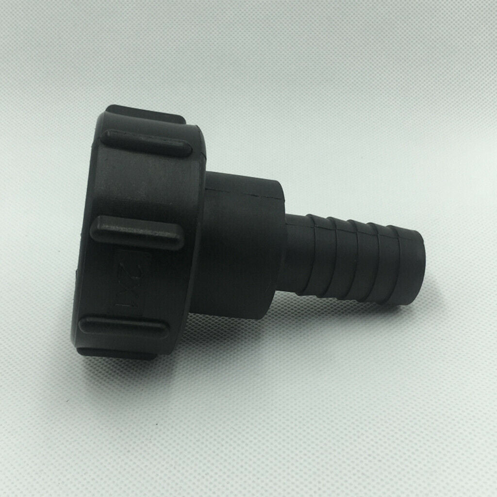 2 Pieces 1000L IBC Tank Connector Garden Hose Hosetail Fitting 60mm(2 inch) to