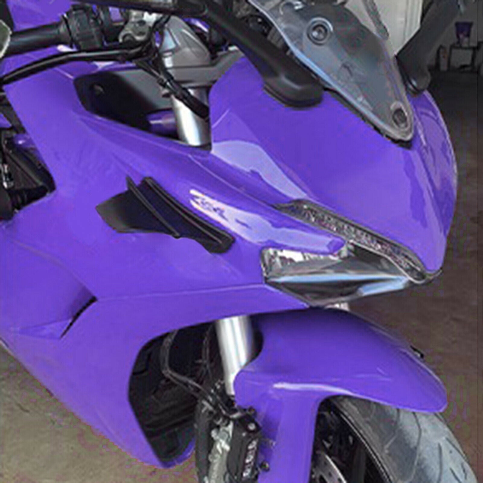2 X Motorcycle Winglet Pasted Aerodynamic Wing Kit For Yamaha BWS RS JOG JOE