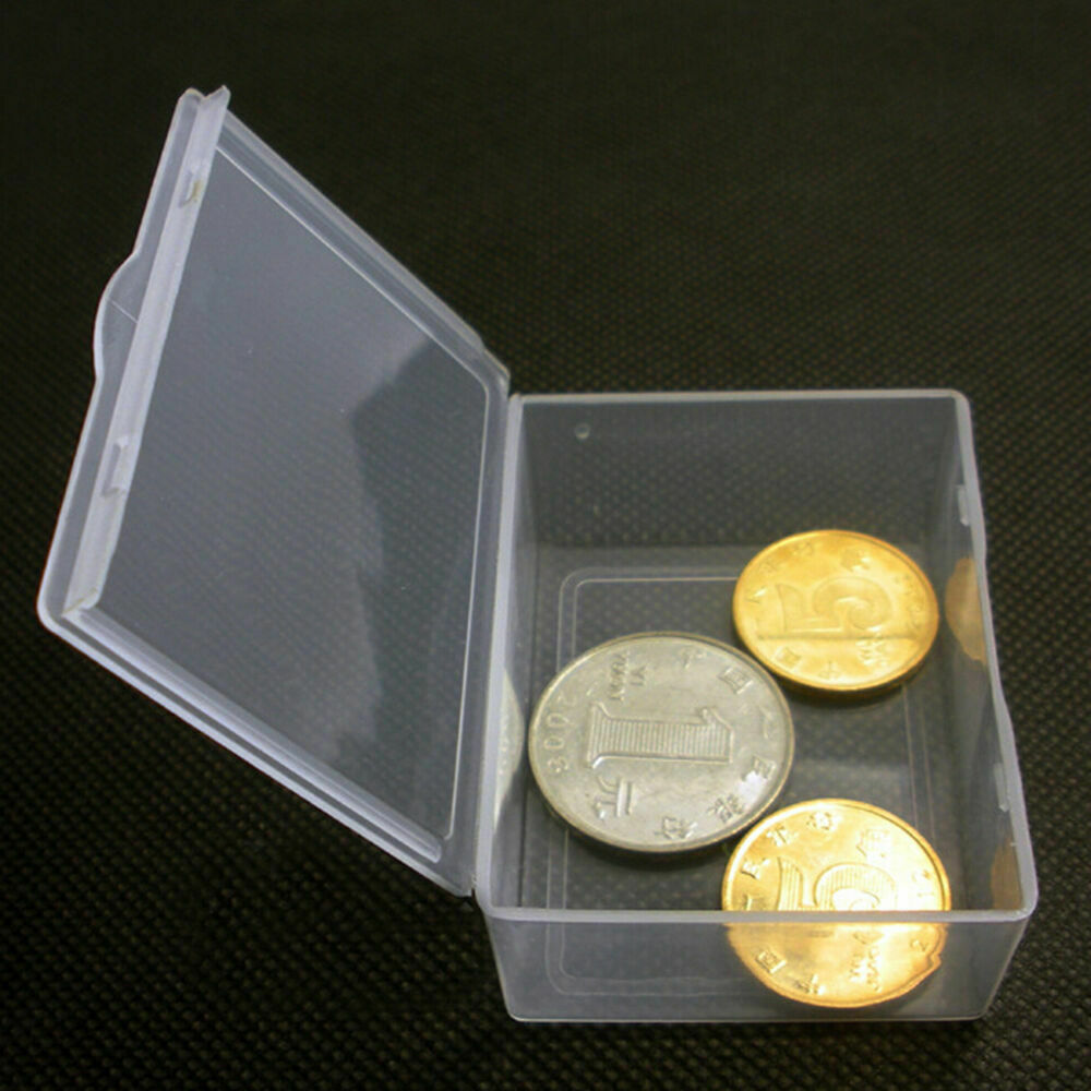5 Pcs Clear Storage Box Plastic Jewelry Earrings Container Case Organizer Holder