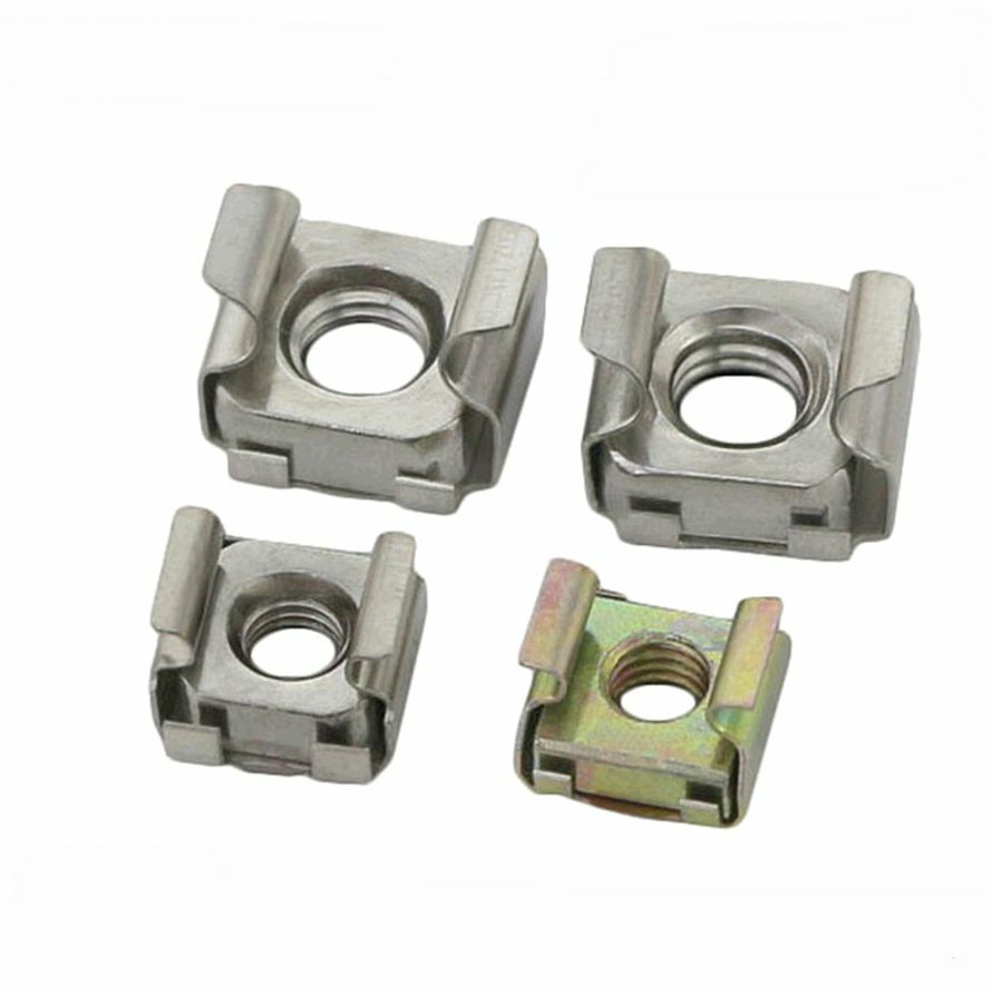 Qty 5PCS - M6 Cage Nuts Cage Rack Nut Color Zinc Carbon Steel