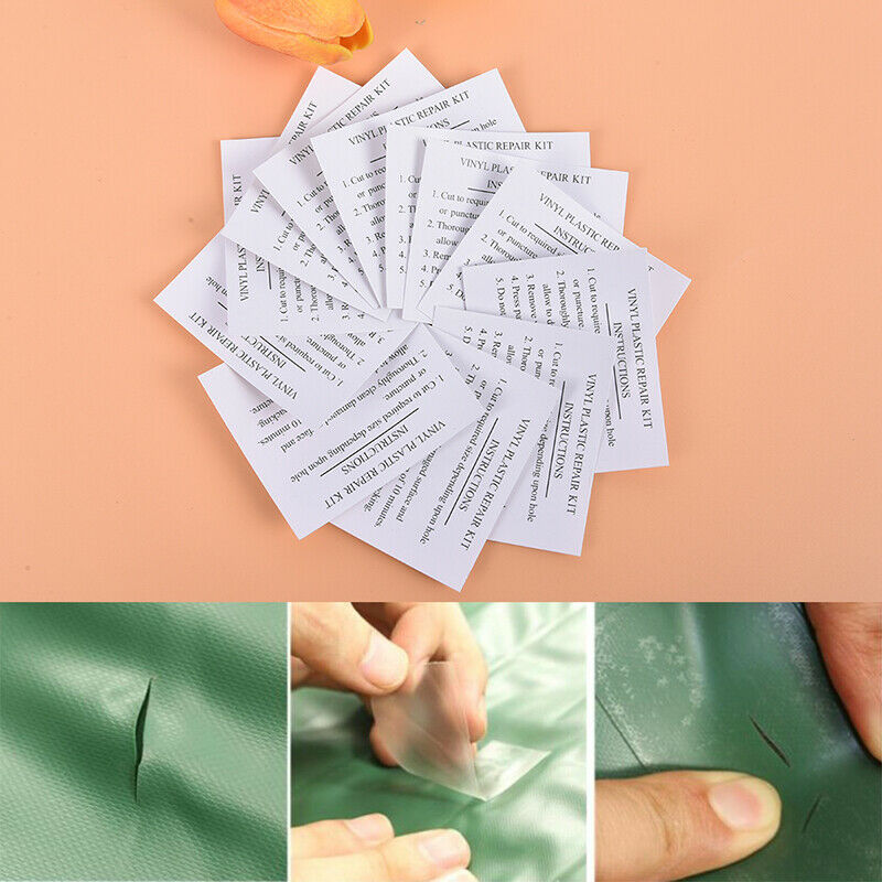 10 x PVC Repair Adhesive Patch Inflatable Swimming Float Air Bed PatchesB BdDFA