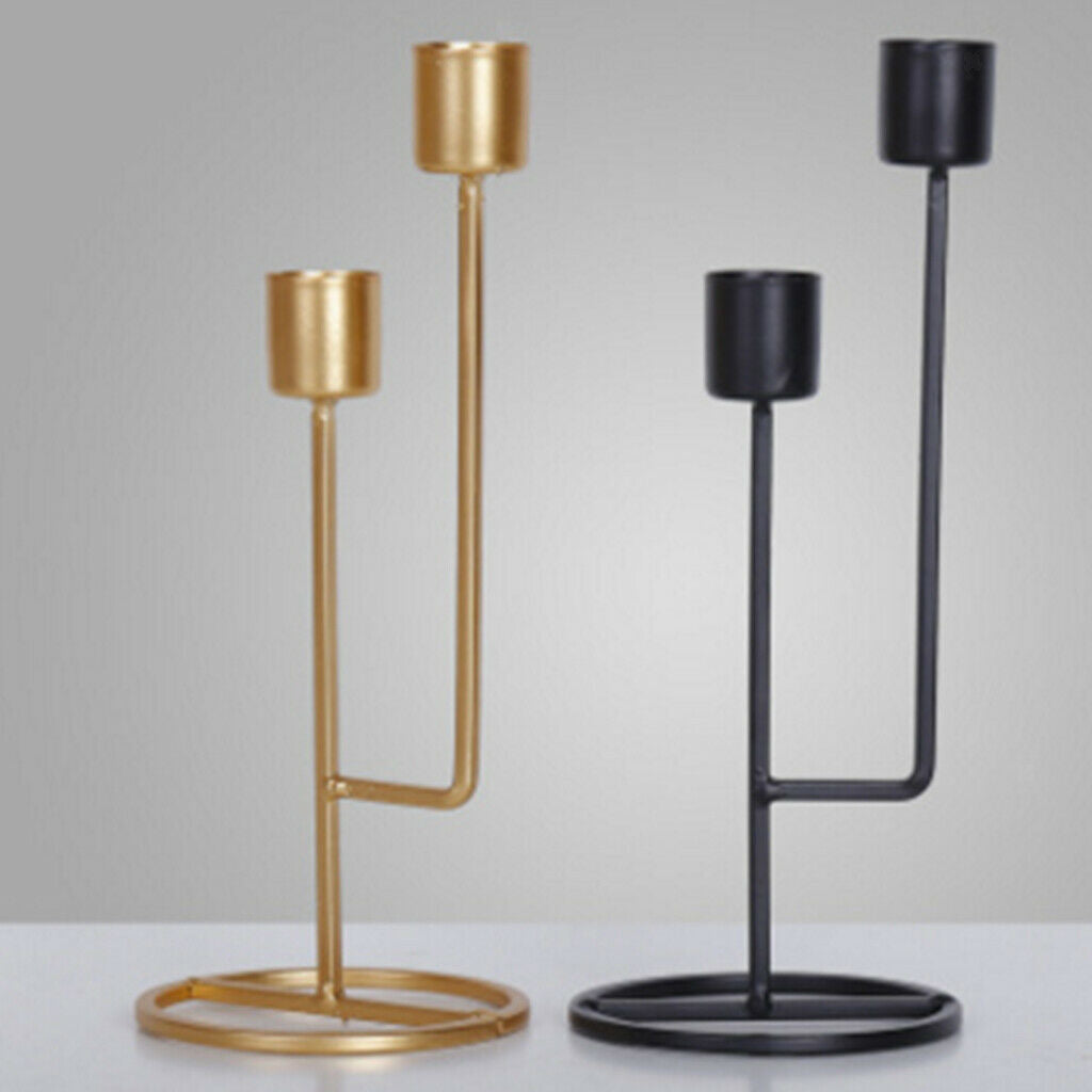 Metal Candleholder Modern Decorative Candle Holder Centerpieces Dining Table