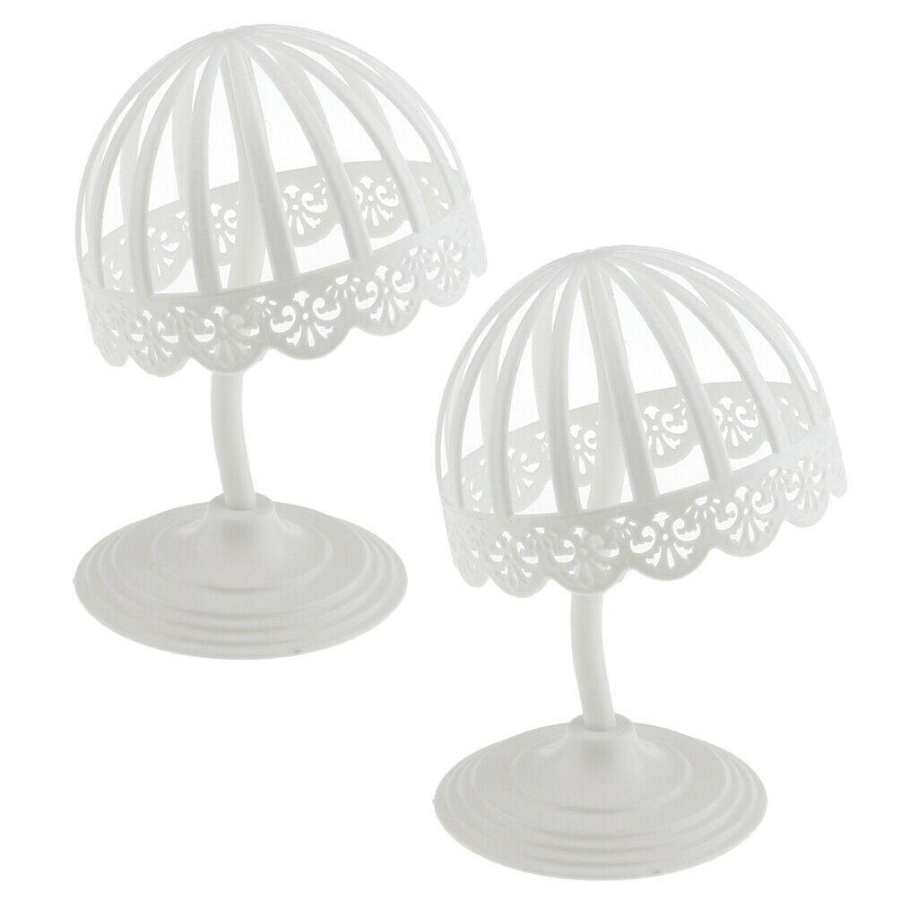 2 Pieces 17'' Baby Child Kids Painter Beret Hat Display Rack Organizer Stand