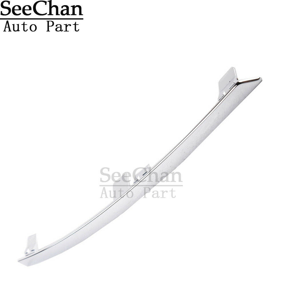 Fit AUDI Q7 Left Front Bumper Lower Grille Spoiler Trim Chrome Decoration 10-15