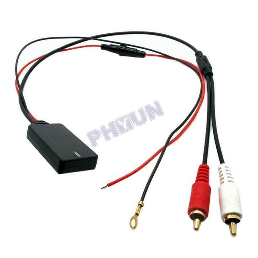 12 V RCA Cable Bluetooth Adapter AUX input Plug & Play For Most Car SUV Radio