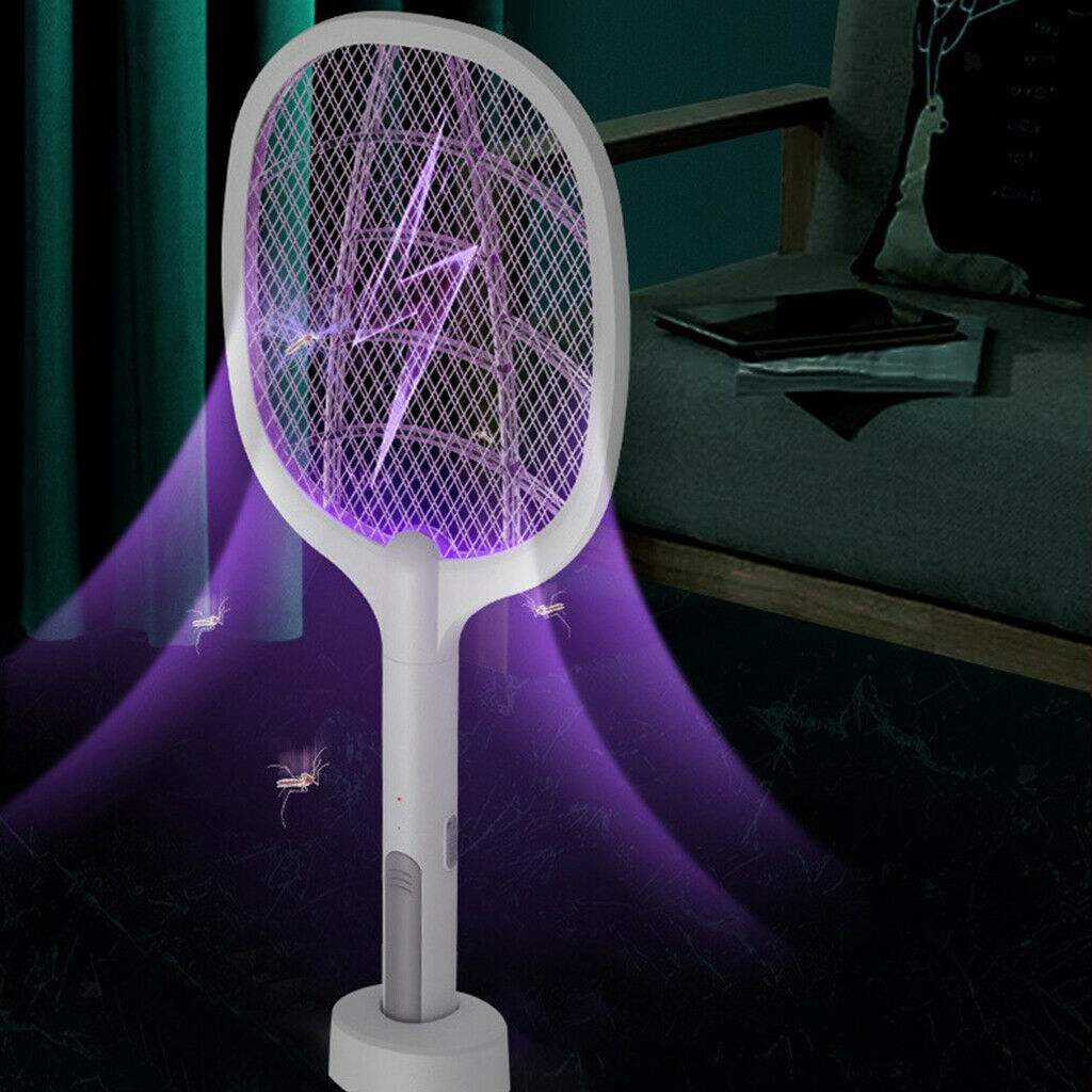 USB Electric Mosquito Swatter LED Bug Wasp Fly Mosquito Pest Zapper Outdoor