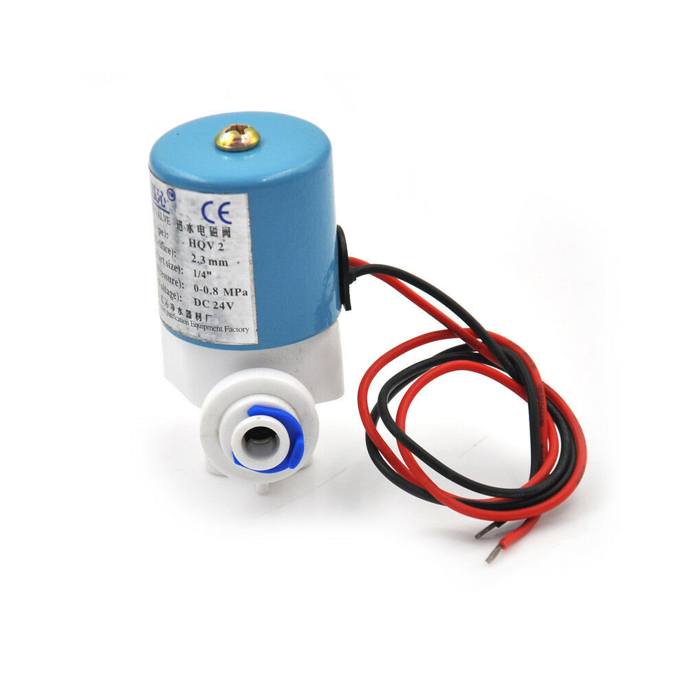 DC12V 1/4" Electric Solenoid Valve N/CBDeedBDor RO Water Air Quick ConnectorBDAU