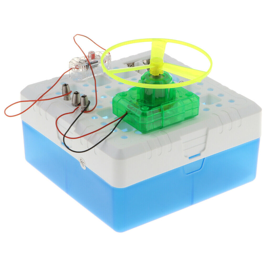 DIY Assembled Flying Disc Electric Circuit Science Kit Kids Student Physical