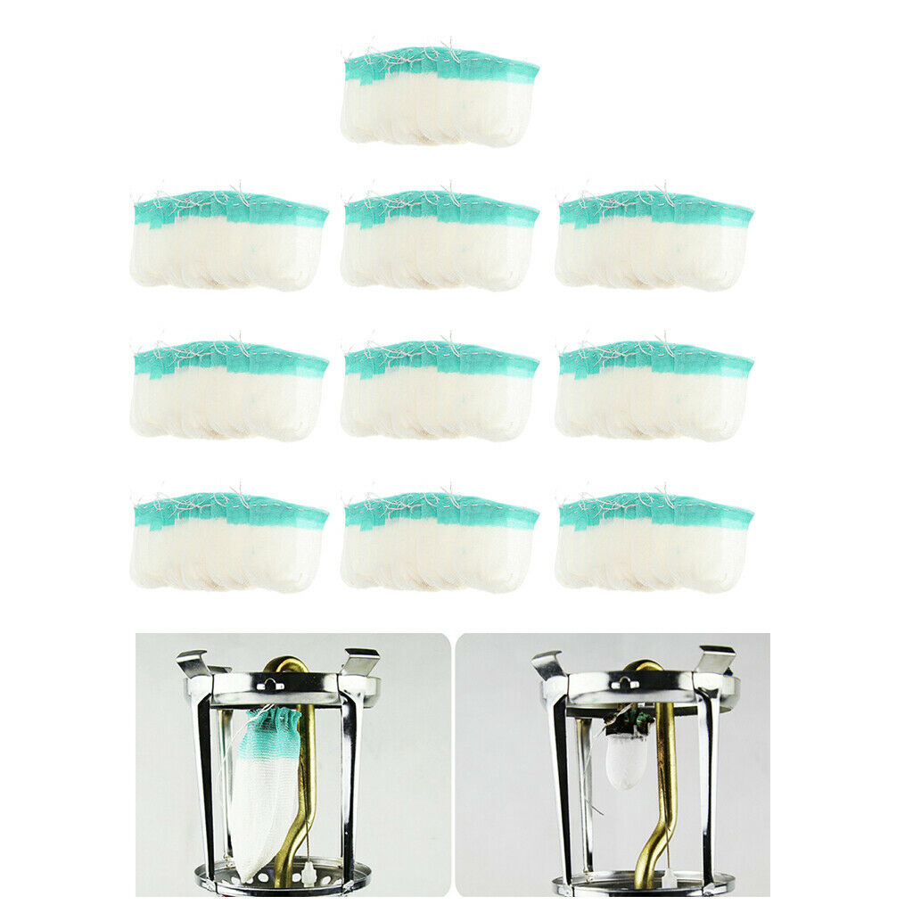 100 Pieces Camping Hiking Gas Lamp Lantern Mantles Pressure Lantern Mantle