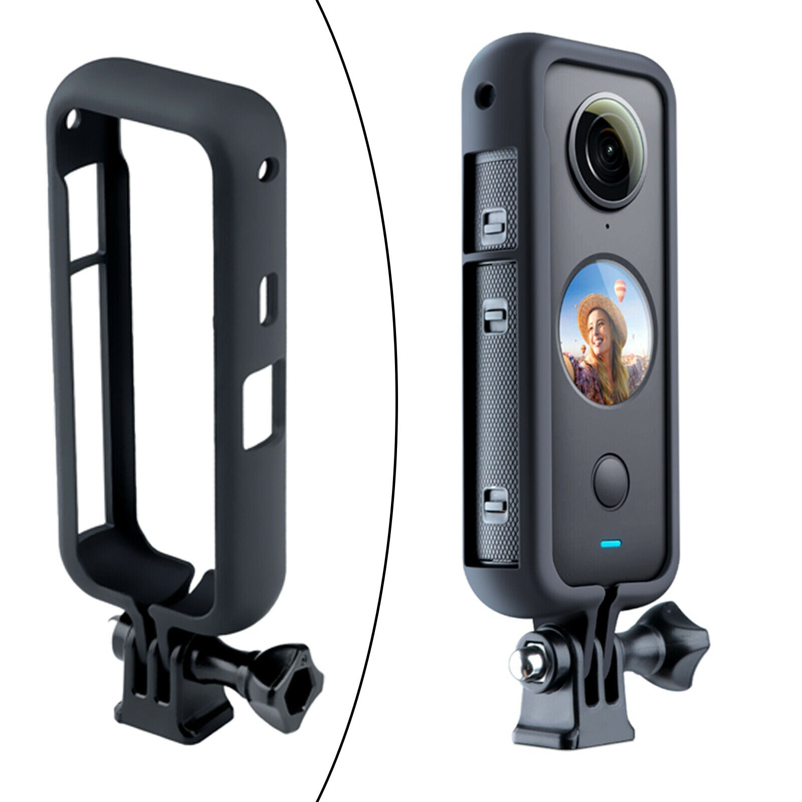 Frame Border Bracket Housing Accessories Action Camera Quick Release 1x