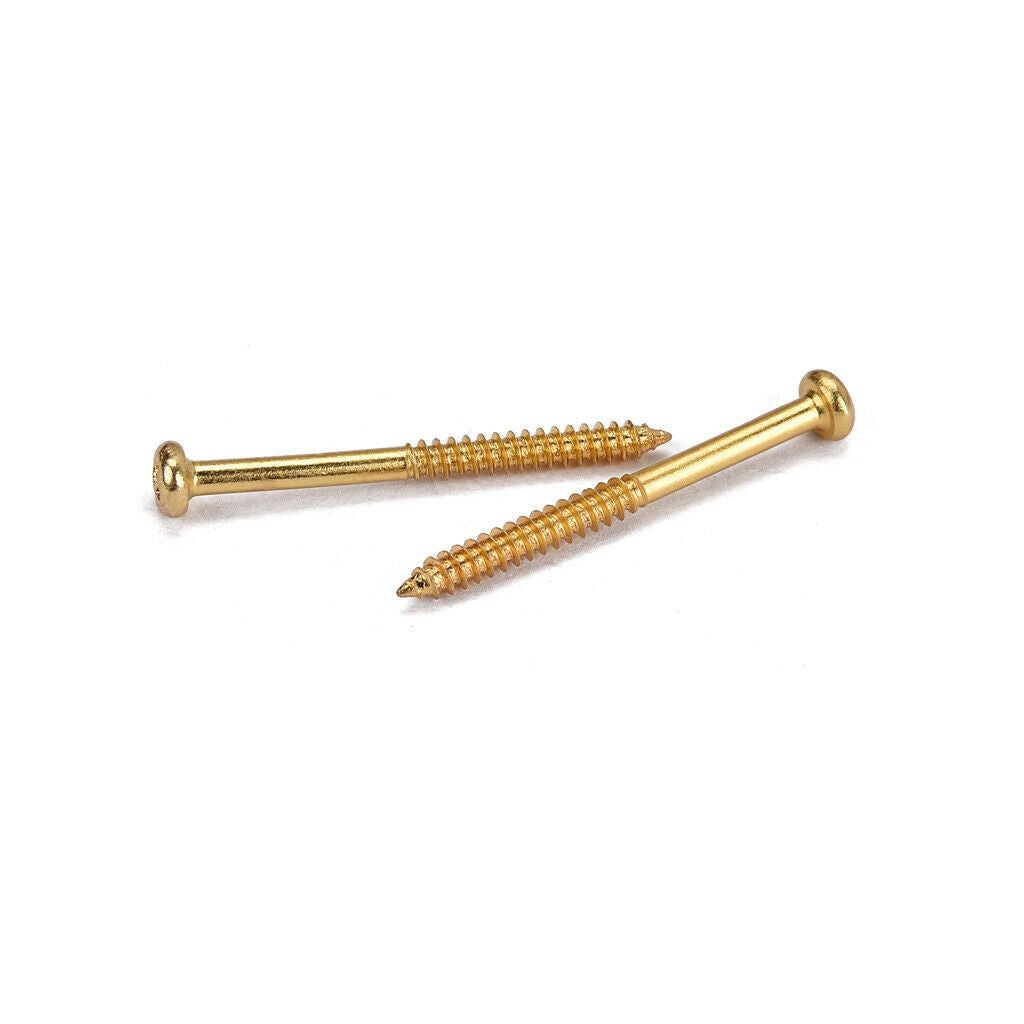 24 Pieces Bass Pickup Mounting Screws for PB JB Guitar Pickup Parts