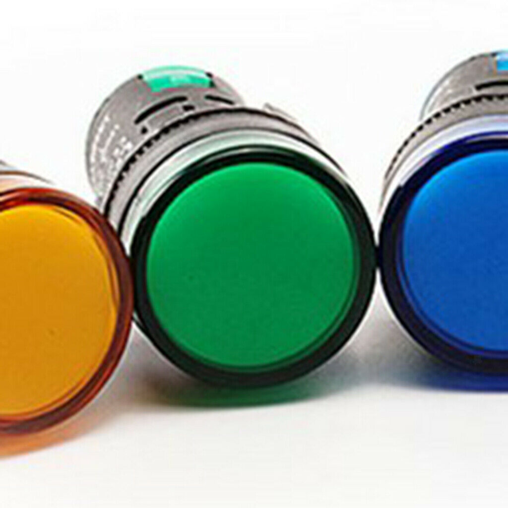 Energy Saving LED Indicator Light Green for Electricity Equipments Textile