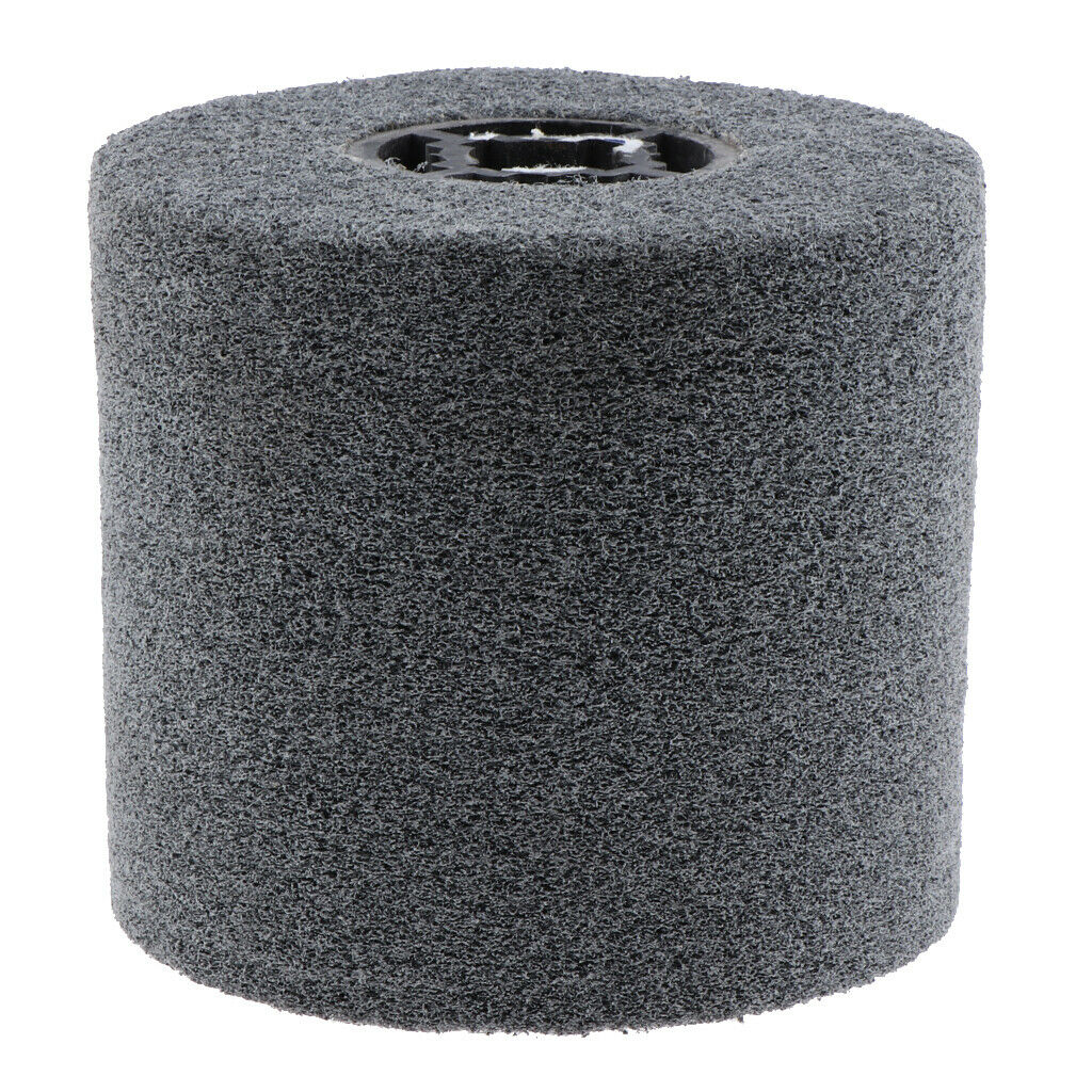 Non-woven Abrasive Flap Wire Drawing Polishing Burnishing Wheel #180 Gray