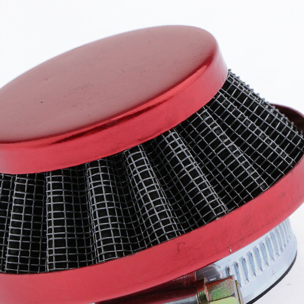 42mm Air Filter for 2-stroke 47cc 49cc Pocket Bike Moped (Red)