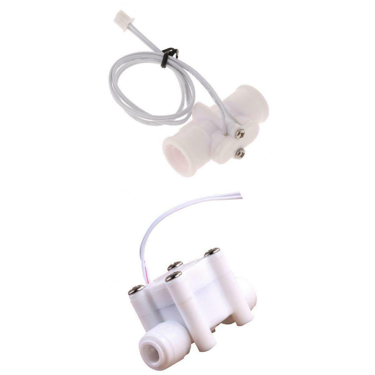 2 Piece Pladtic Material Water Flow Sensor Switch for Heater Purifier G1/4+2