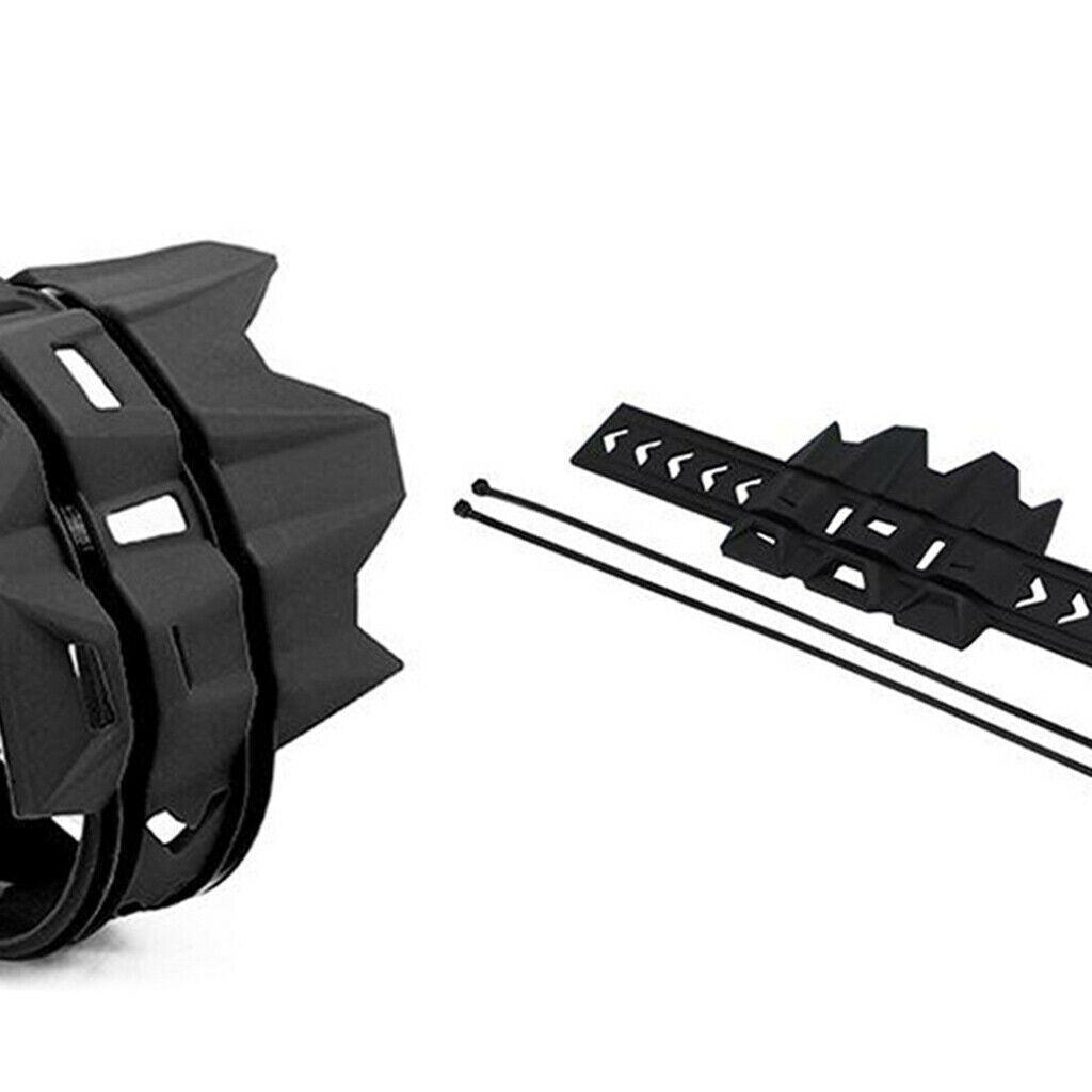 Motorcycle Exhaust Muffler Protector -resistant F/ Dirt Bike Black
