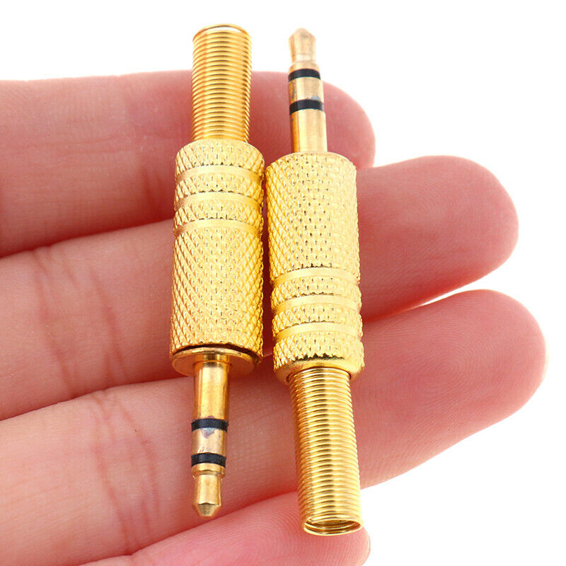 2Pcs Stereo 3.5mm Headphone Earphone DIY Male Audio Jack Plug Solder Conn.l8