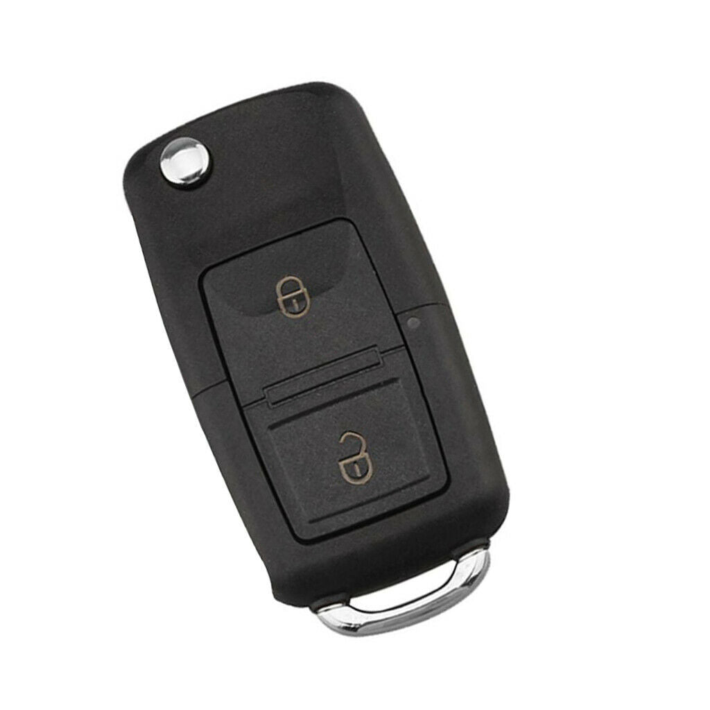 433Mhz 2 Button Car Remote Key Fob ID48 Chip Keyless Entry +Battery for VW