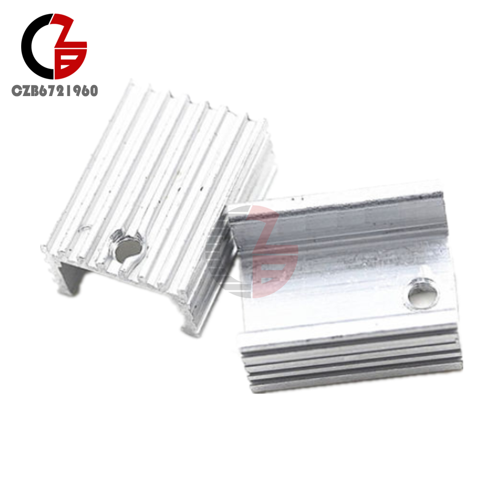 20PCS Heat Sink 21x15x10mm Aluminum Heat Sink TO-220 Transistors DIY C