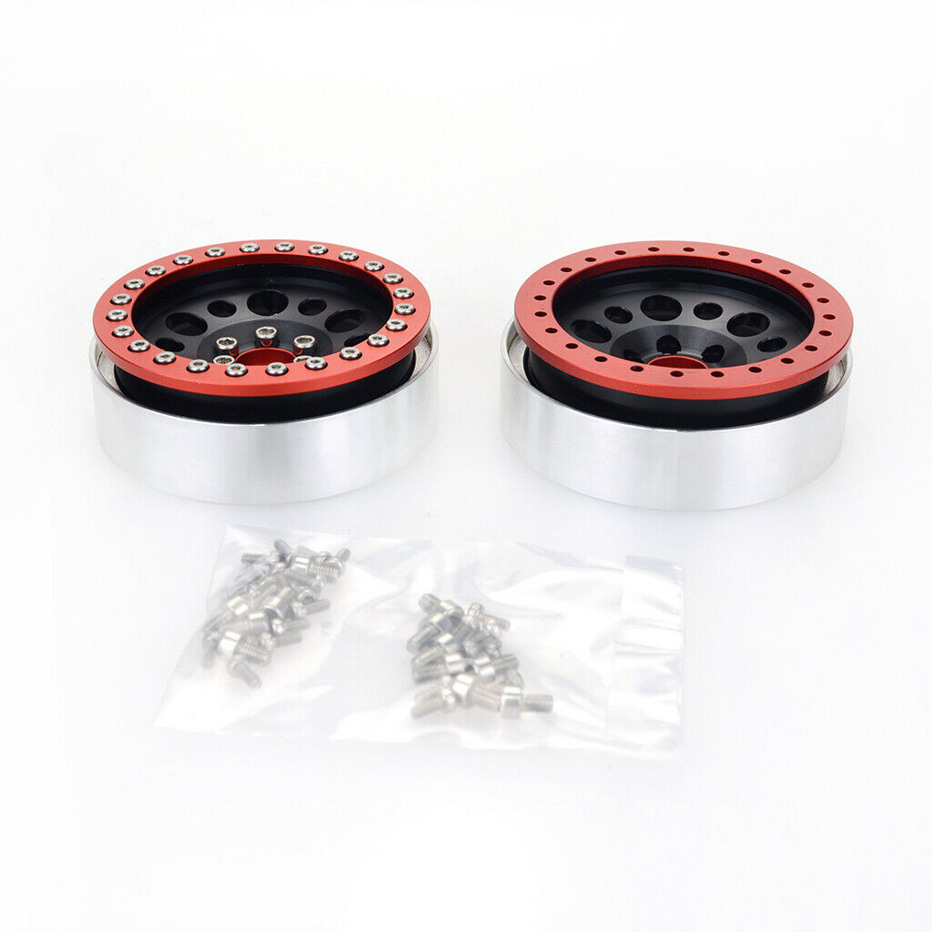 Heavy Duty Aluminum Alloy 2.2in Rims for 1/10 RC Crawler Axial D90  -4